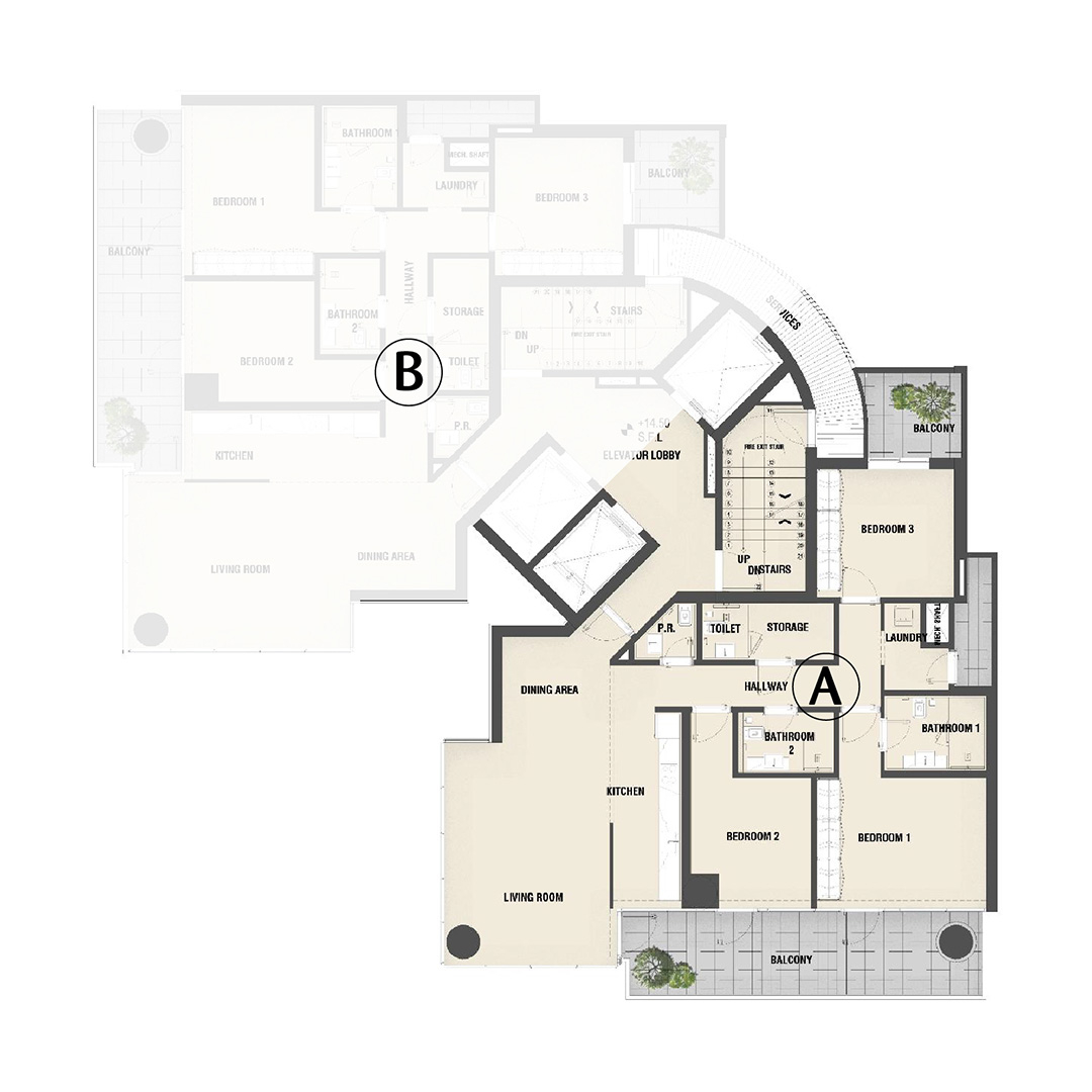 Apartment, Floor 6 - A
